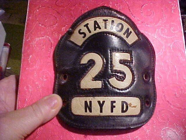 STATION 25 FIRE DEPARTMENT HELMET FRONT USED