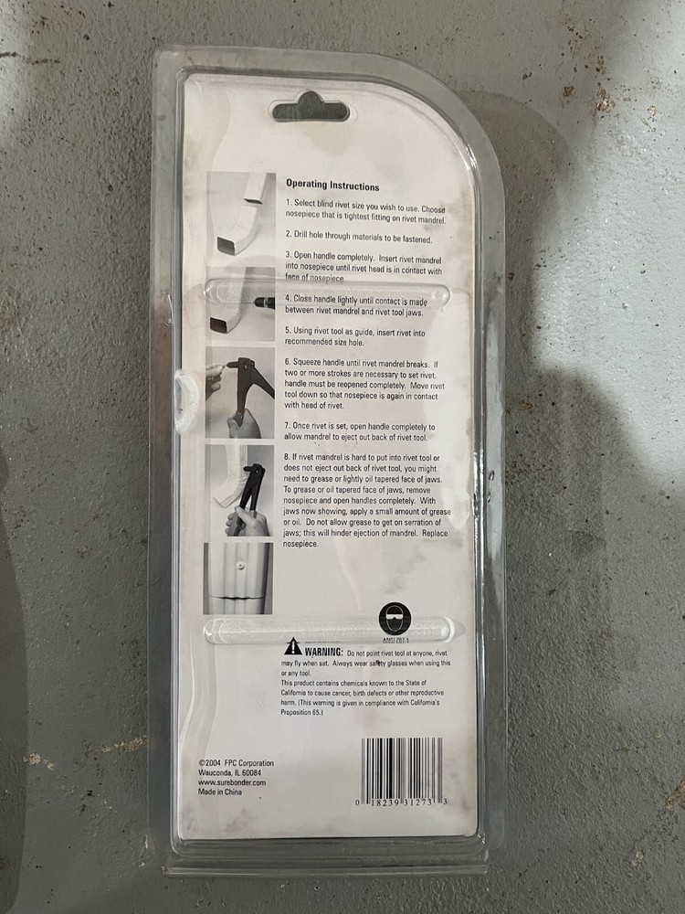 surebonder rivet tool 8500