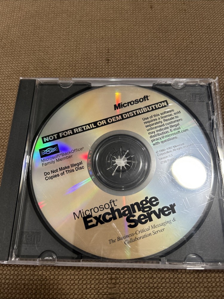Microsoft Exchange Server DVD