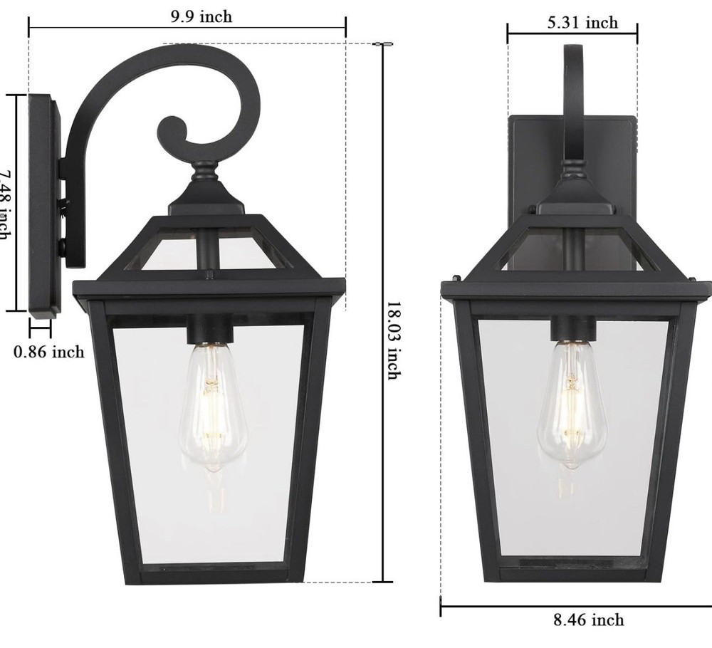 Diyel Outdoor Wall Lantern