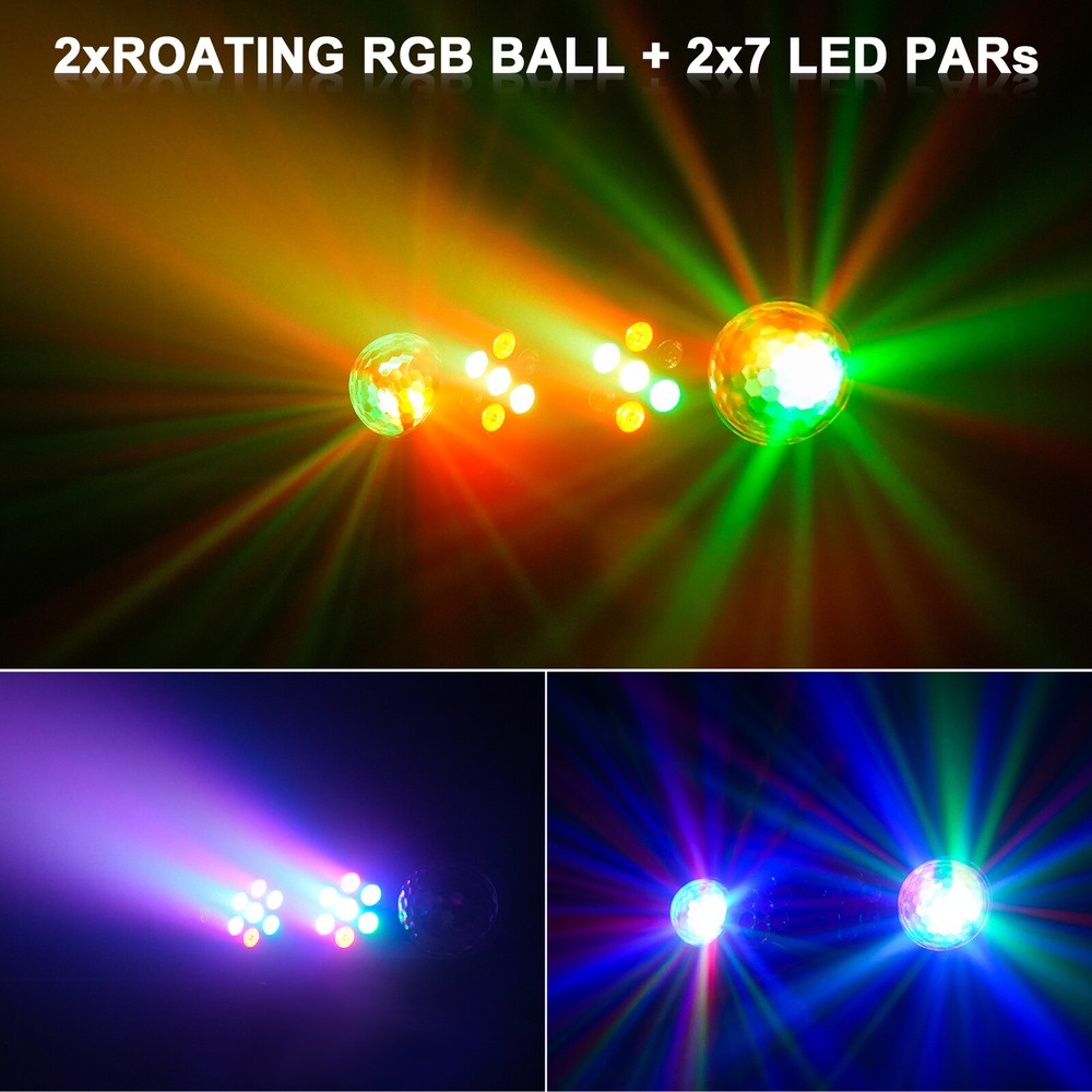 DJ Light with Tripod & Telbum Party Bar Light Set & Mobile Stage Lighting System