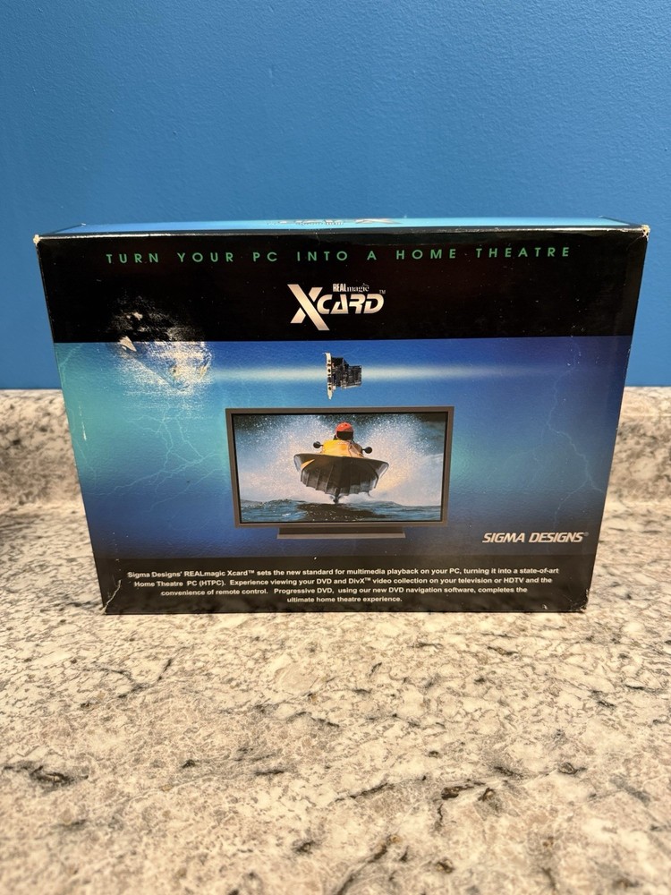 Sigma REALmagic XCard PCI DVD Decoder & RARE REMOTE Retro PC CRT TV Untested