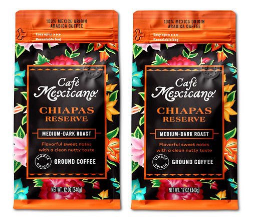 Cafe Mexicano Chiapas Reserve Ground Coffee 2 Pack