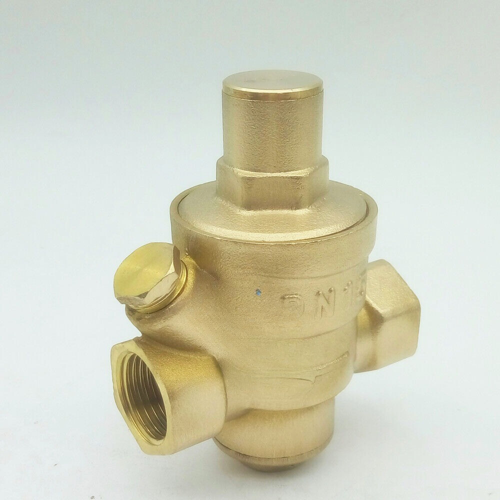 Brass Water Pressure Reducing Valve With Gauge Flow Adjustable 1-1/2'' DN40 Bspp
