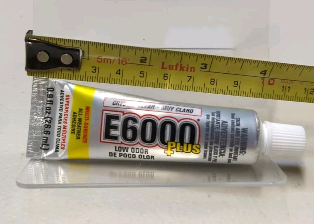 Project Glue - E6000 Plus - Multi-Surface, Craft & More - Clear - .9 fl oz