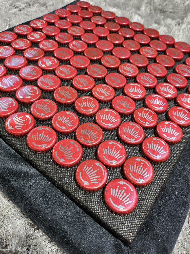 100 Undented Budweiser Bottle Caps
