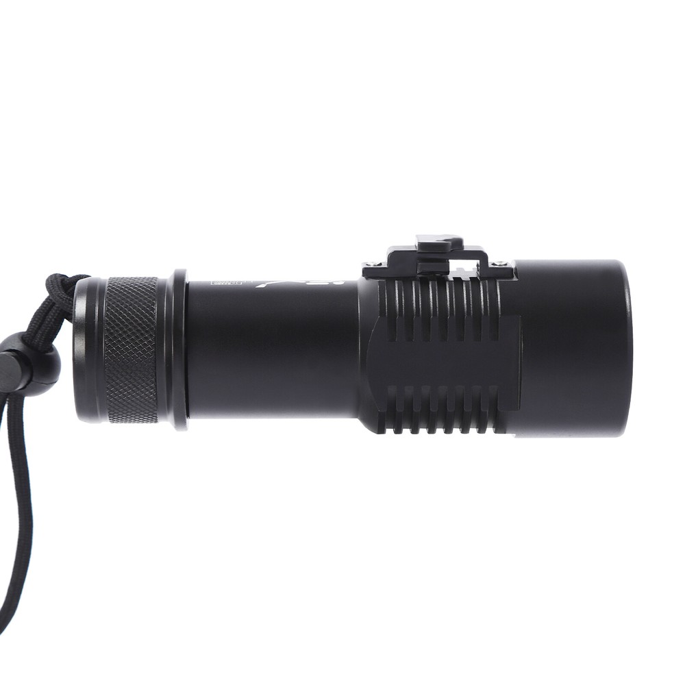 LED Dive Light, Waterproof Compact Bright Diving Torch, Submersible Flashlight