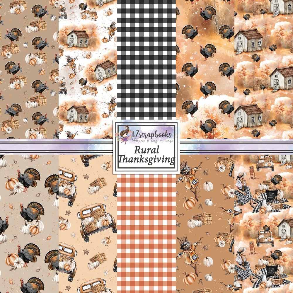 RURAL THANKSGIVING - Paper Pack