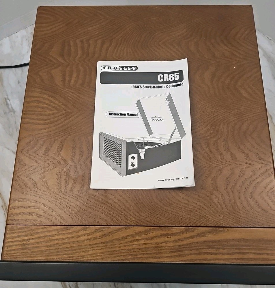 1960's CROSLEY STACK - O - MATIC RECORD PLAYER MODEL CR85 WITH MANUAL 2006