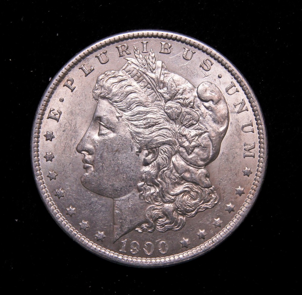1900-O Morgan Silver Dollar  UNC+