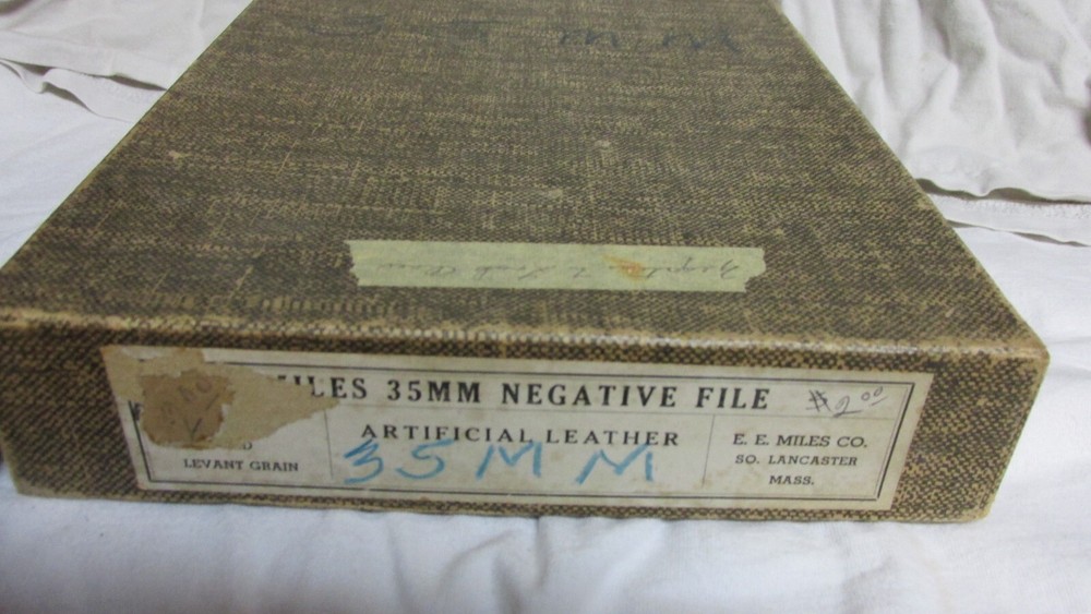 VINTAGE MILES 35MM NEGATIVE FILE IN BOX