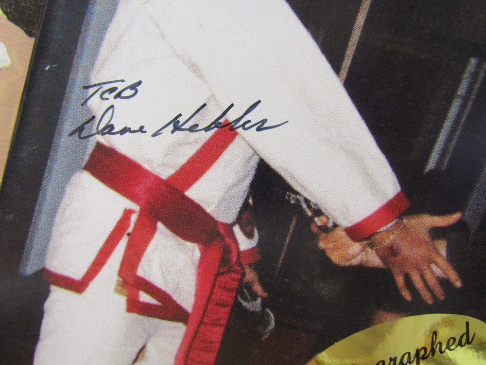 Karate Kings Dave Hebler autograph magazine