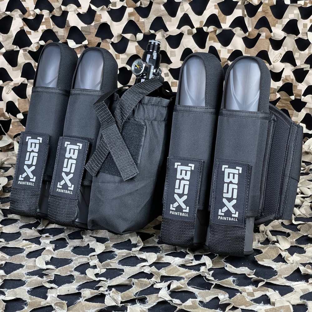 NEW BSX 4+1 Paintball Harness - Black