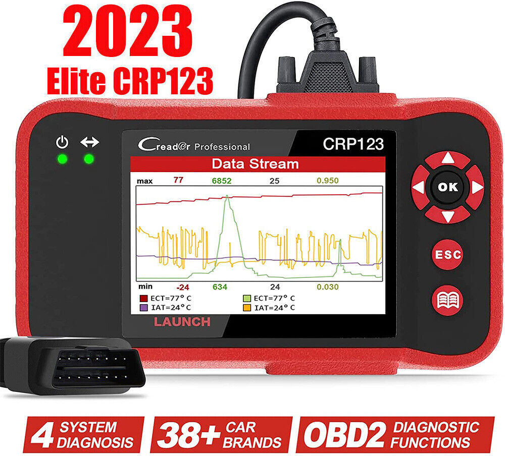 LAUNCH CRP123 Car OBD2 Scanner Diagnostic Scan Tool ABS SRS Engine Code Reader