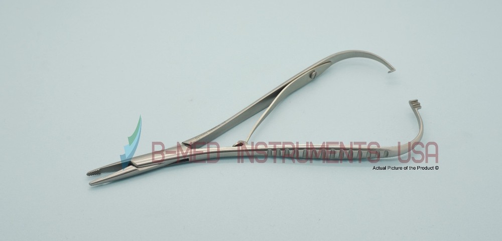 Mathieu Elastic Placing Needle Holder W/ Forward Placed Jaws Narrow Orthodontic