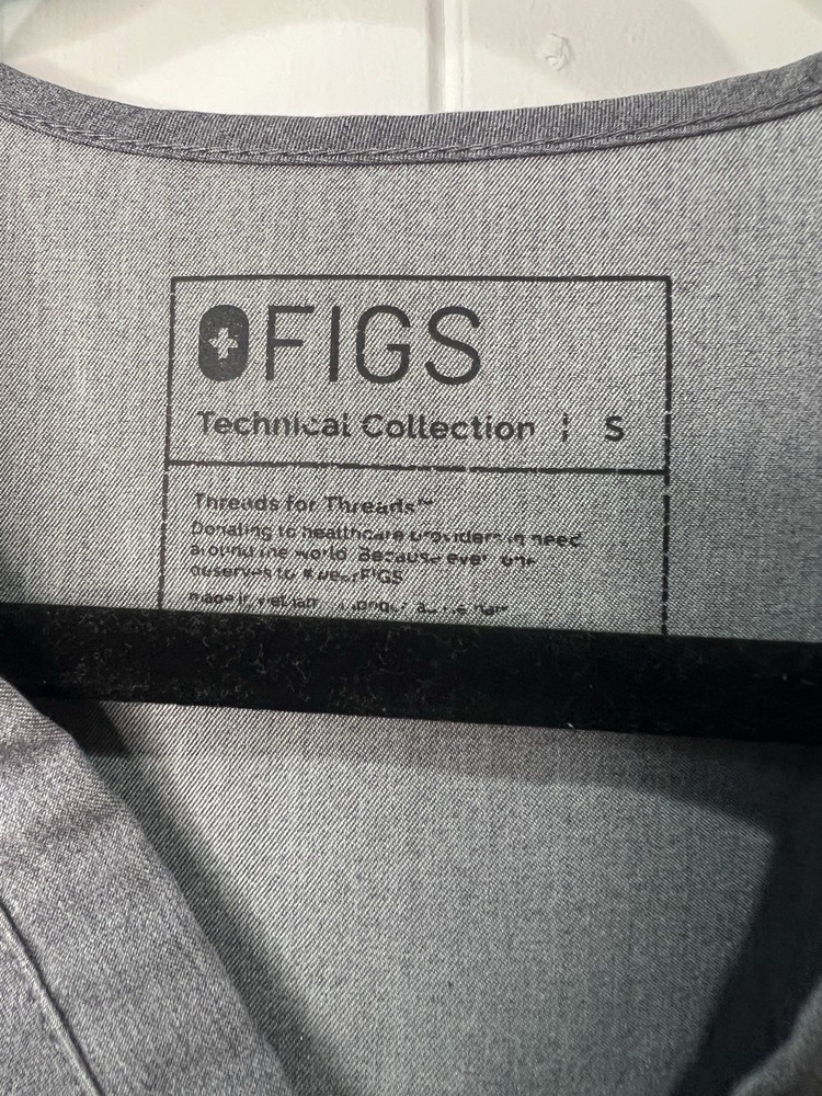 Figs Technical Collection Scrub Set, Graphite Size Small
