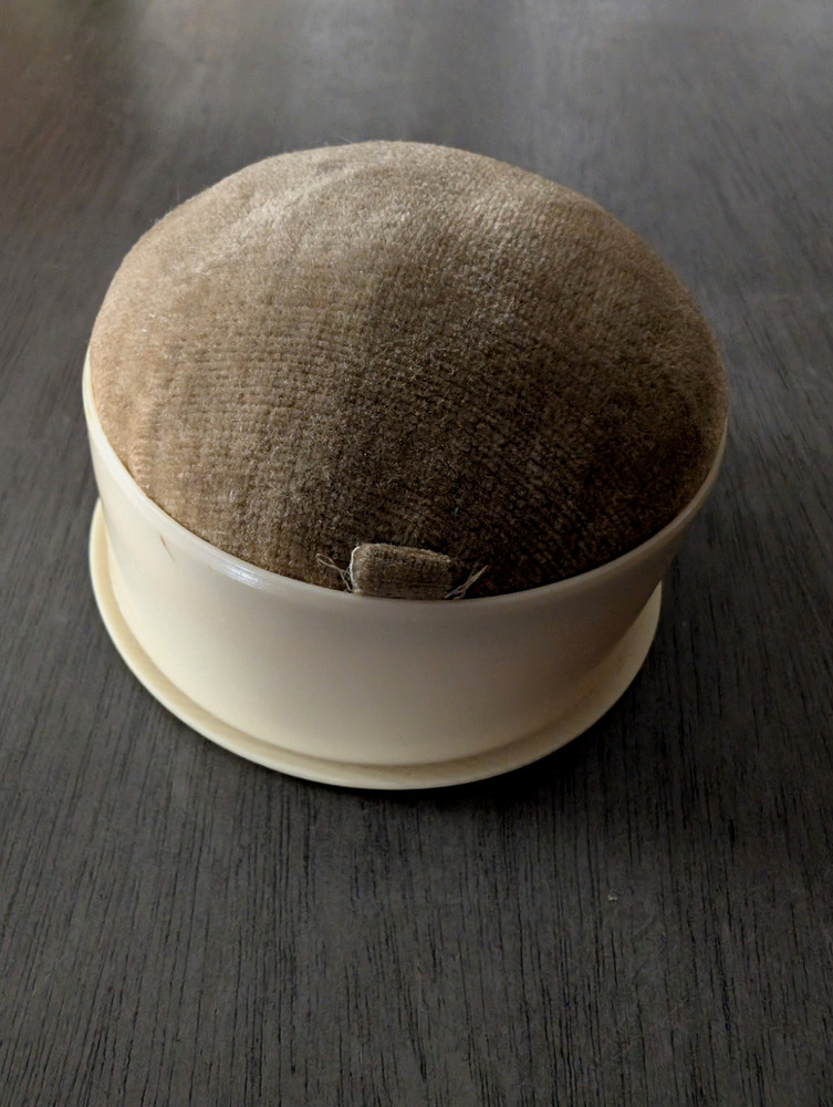 Antque Victorian Pin Cushion Trinket Box