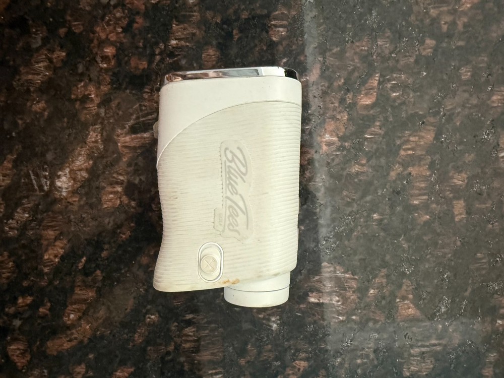 Used White Blue Tees Golf Range Finder