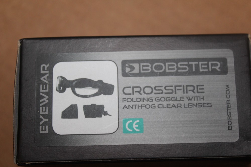 Bobster Crossfire Folding Goggle Clear Lenses #C36