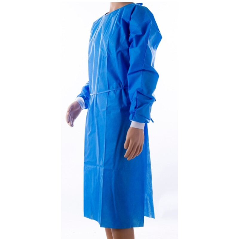 Disposable Isolation Gown 10 Count Blue
