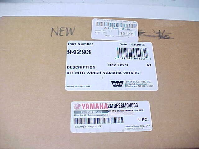 Yamaha WARN Winch Mount UTV Wolverine Viking (2014 To 2019)