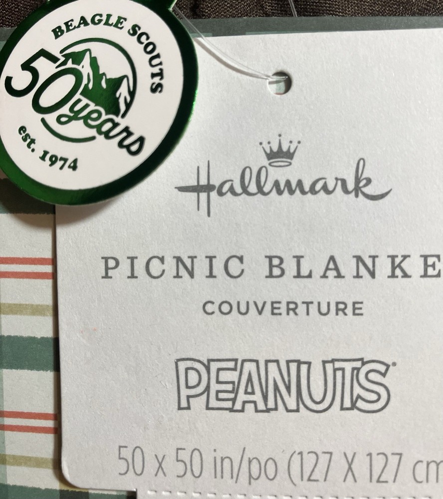 Peanuts® Beagle Scouts Picnic Blanket With Bag