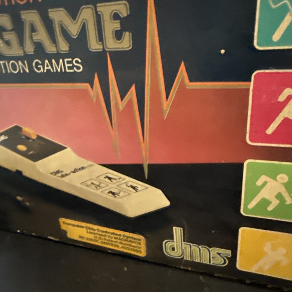 DMS TELE-Action Mini TV Game 1983 electronic action games Untested