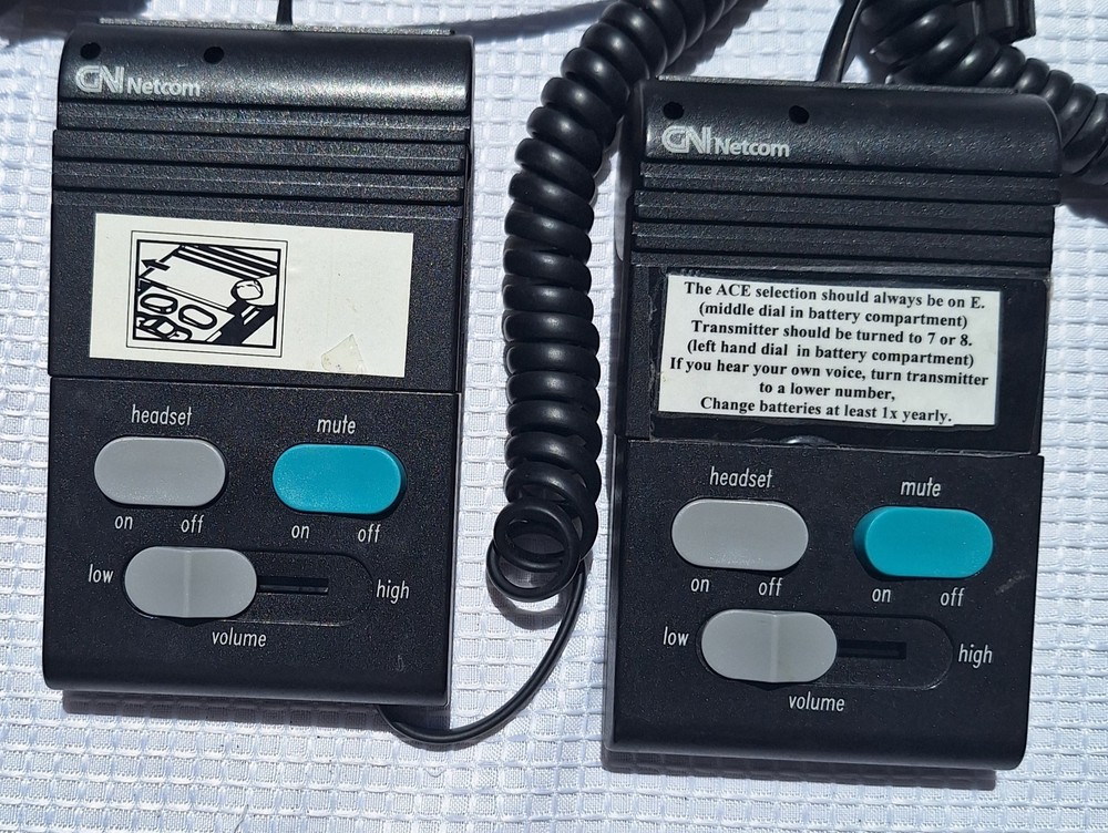 Two GN Netcom MPA II Multi Purpose Headset Amplifier Unit 4068011-C Untested