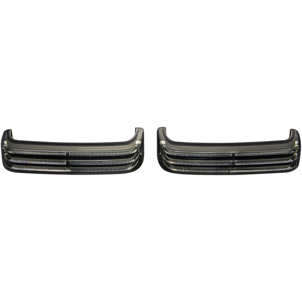 Custom Dynamics Saddlebag LED Lights, Sequential, Black/Smoke | PB-SBSEQ-BCM-BS