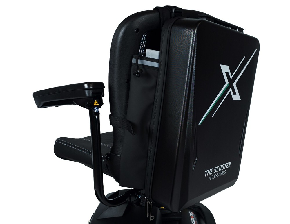 ScootPack Lockable Laptop Suitcase Backpack for Mobility Scooters & Powerchairs