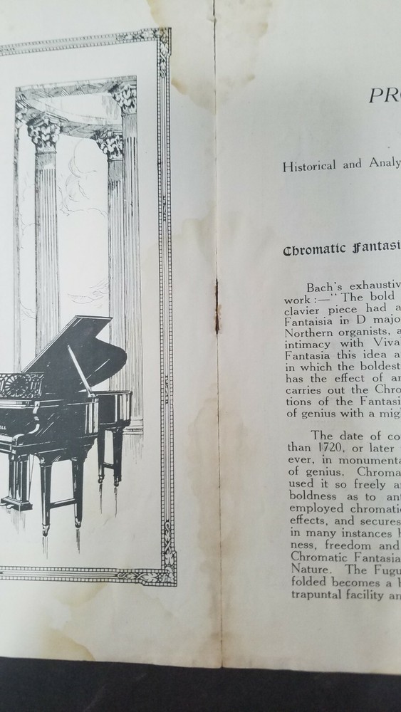 BENNO MOISEWITSCH (1890-1963) PROGRAMME HISTORICAL AND ANALYTICAL NOTES BY WEBB