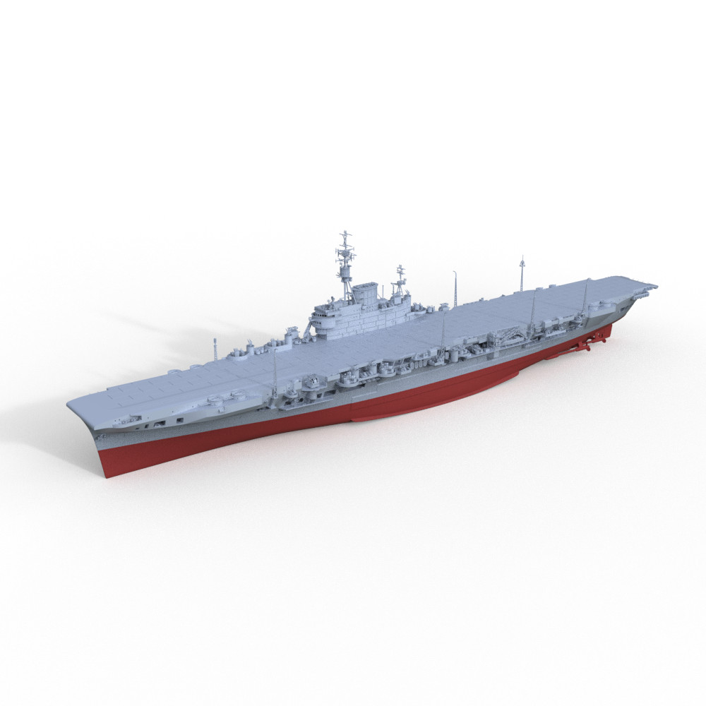 1/600 British HMS Implacable Class Aircraft Carrier Full Hull