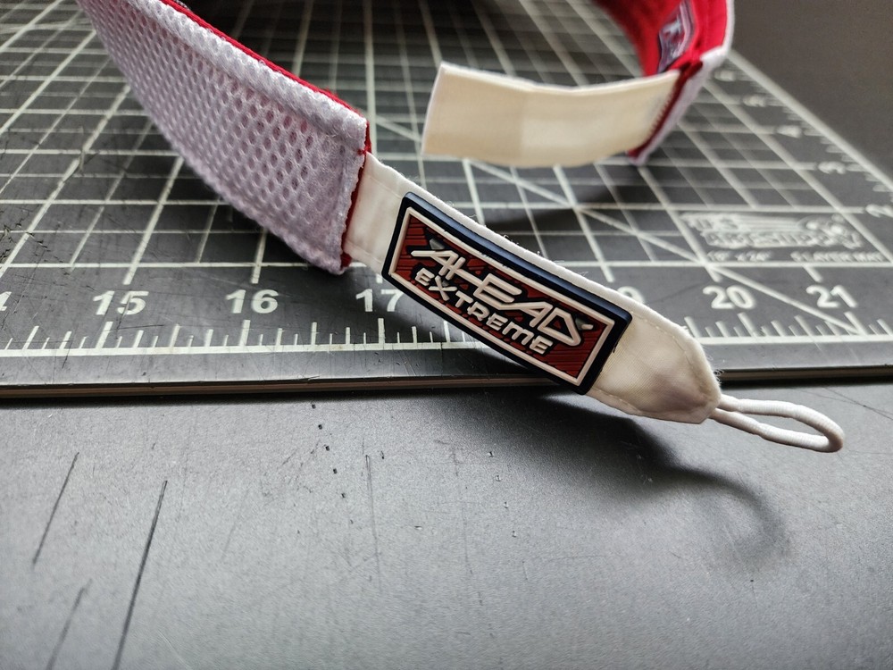 Ala Wai Golf Course Hawaii VISOR Ahead Extreme Red Osfa Adjustable Strapback