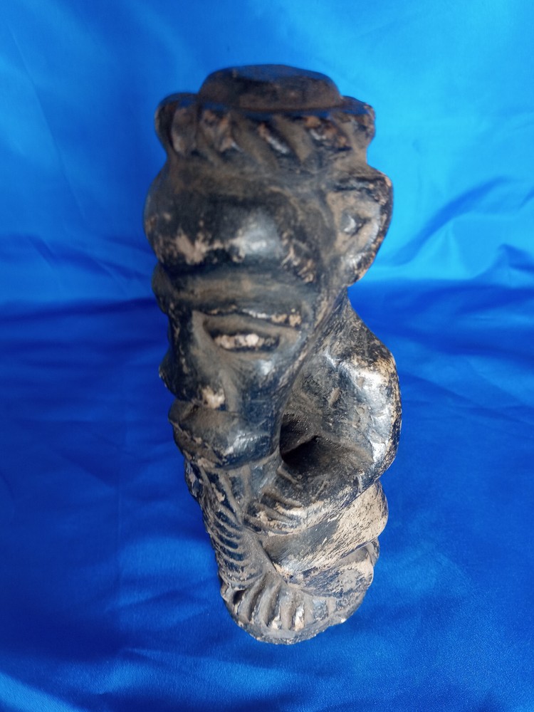 Healing Shaman Stone Artifact from Museum Exhibited Collection
