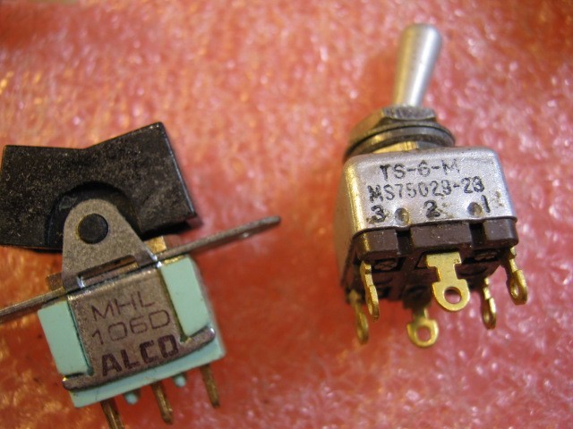 Various Switches for Avionics