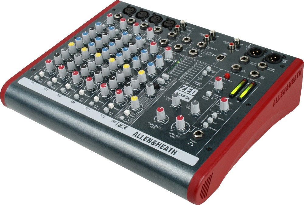 Allen & Heath ZED-10FX 6-Channel USB Mixer With Effects
