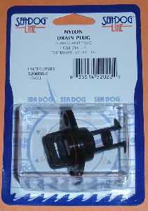 Sea Dog 520010-1 Nylon Replacement Drain Plug 1.5"