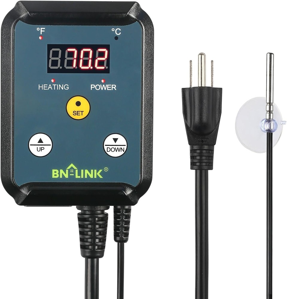 BN-LINK Digital Heat Mat temperature Thermostat Controller for Seed Germination