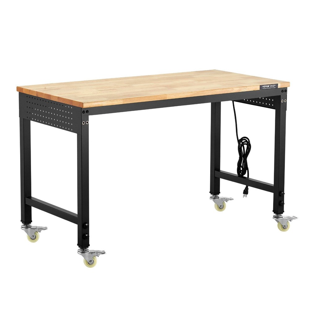 Industrial 48in Workbench 2000lb Structural Integrity with USB AC