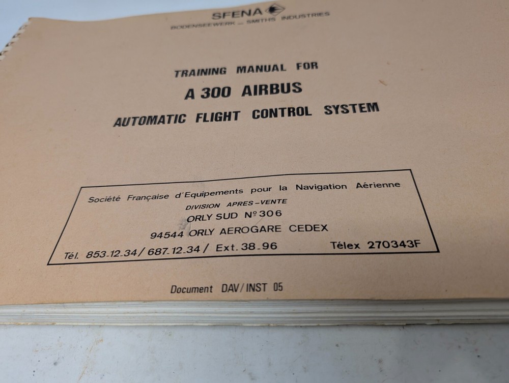 SFENA Training Manual For A300 Airbus Automatic Flight Control System (217)