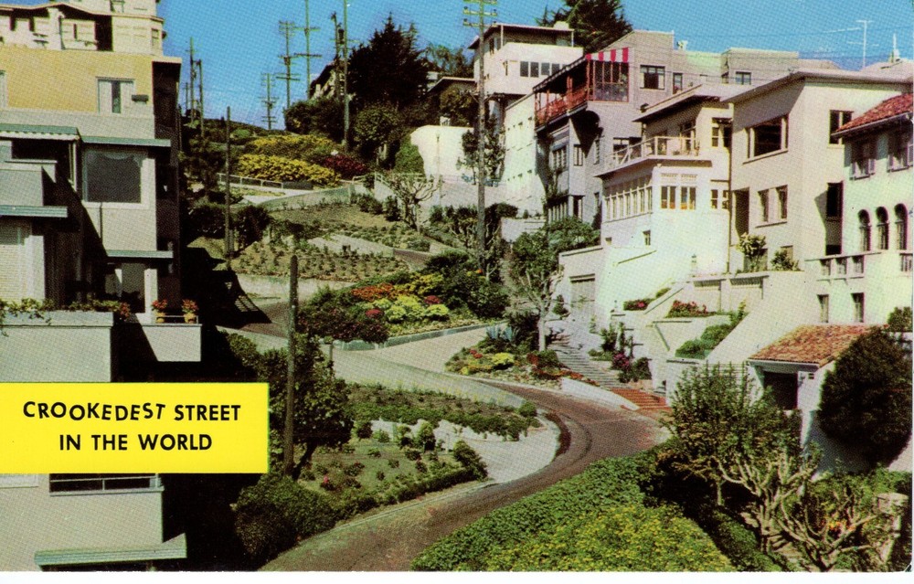 LOMBARD STREET, SAN FRANCISCO, CA - PC6157