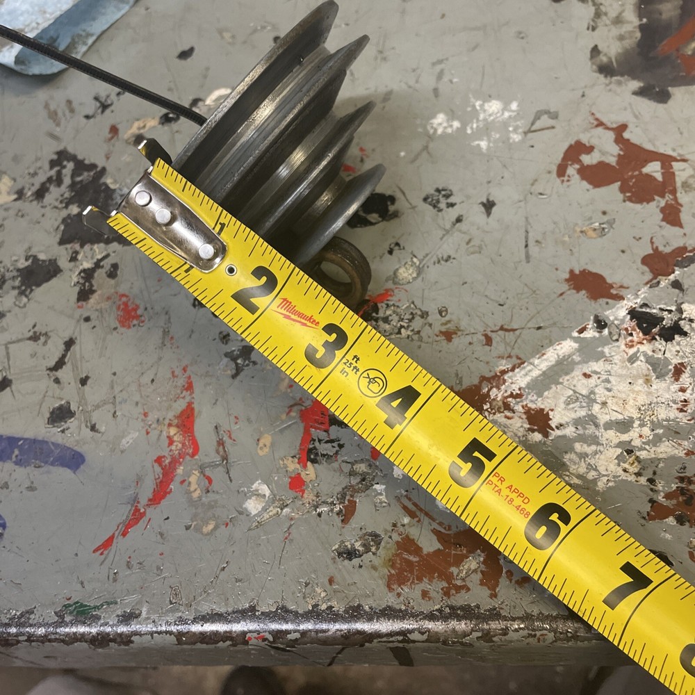 canedy drill press front pulley