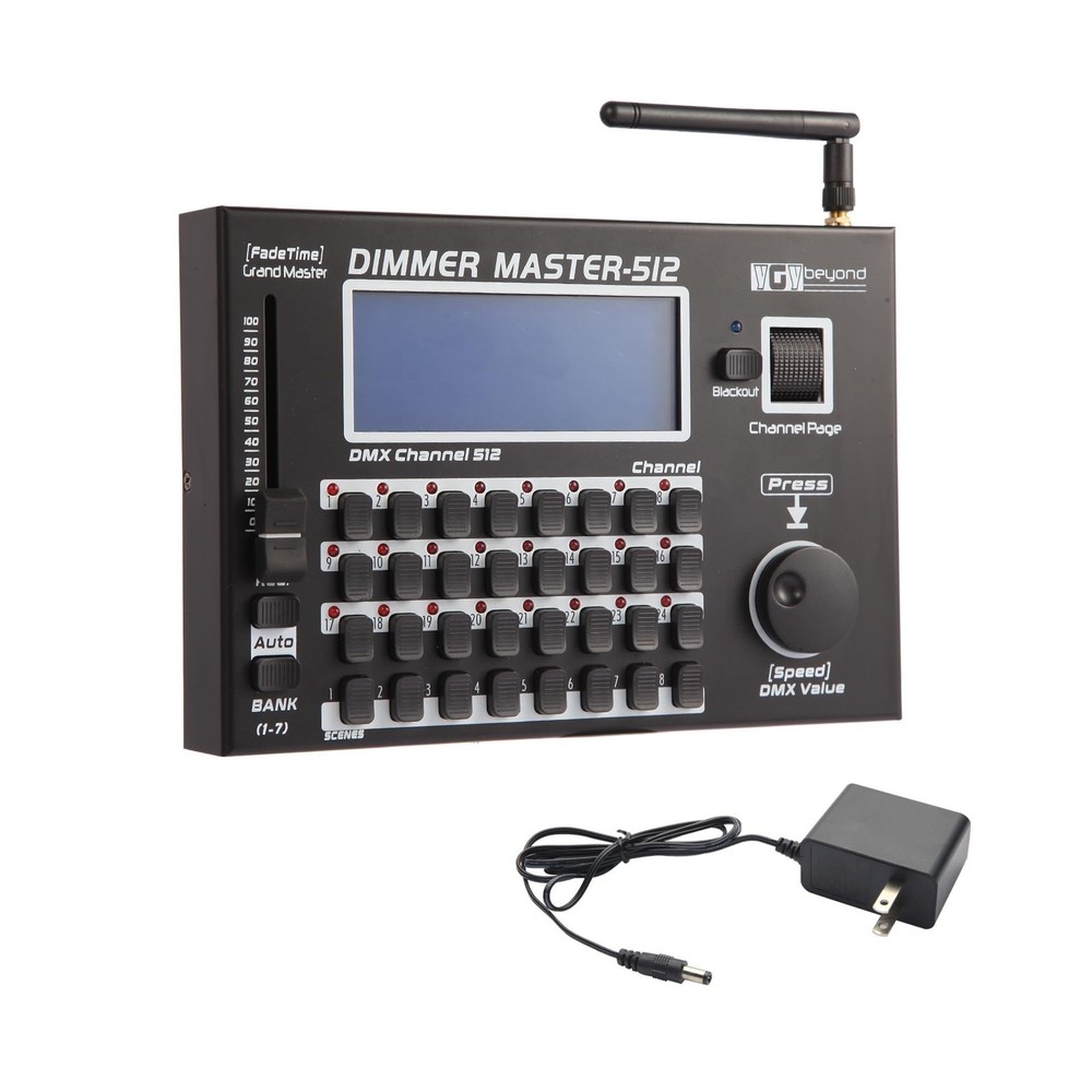 Wireless DMX Controller,192 Channel DMX512 Controller Stage Lighting Equipmen...
