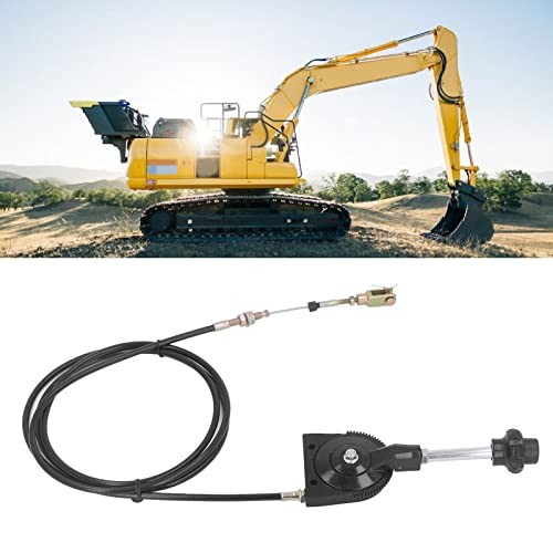 Excavator Throttle Control Cable Throttle Motor Cable Replacement 2.5 Meter