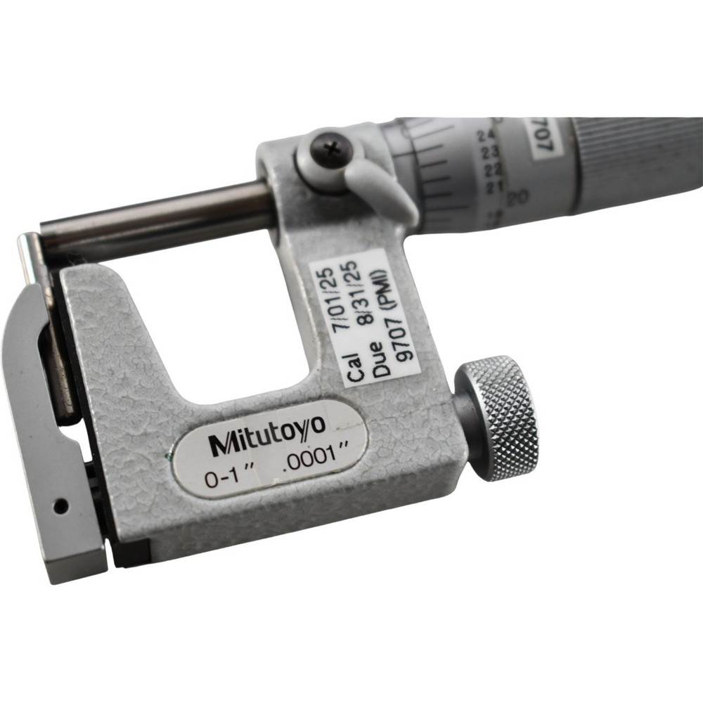 Mitutoyo 117-107 Interchangeable Anvil Micrometer