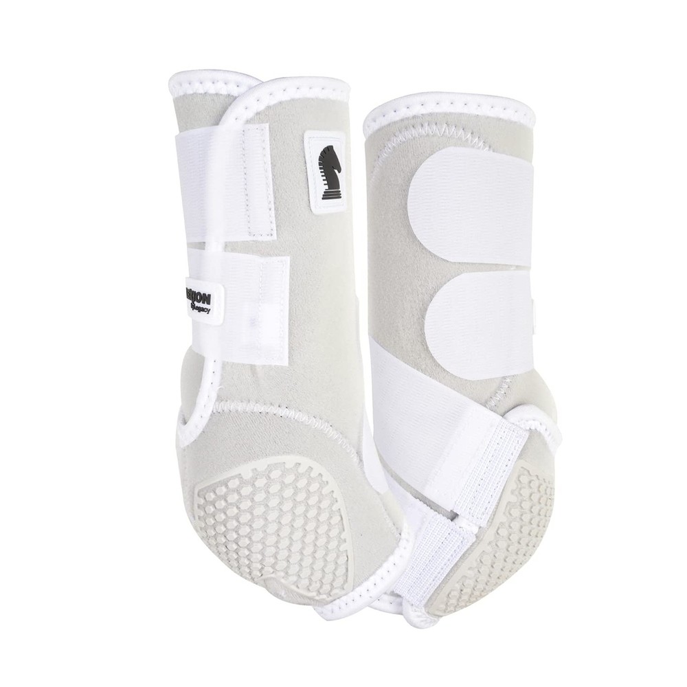 Classic Equine Flexion by Legacy2 Front Support Boots White Medium