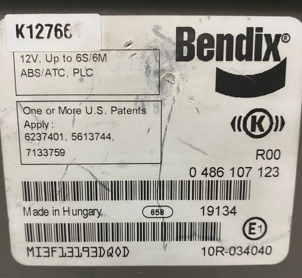 Bendix EC-60 ABS / ATC Premium Frame Mount Electronic Control Unit K127661 w/PLC