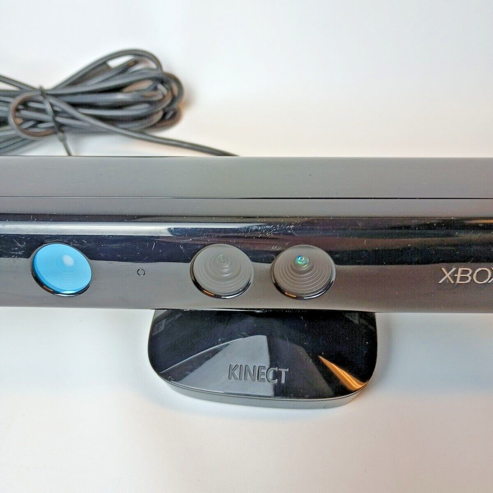 Microsoft XBOX 360 Kinect Sensor Bar 1473 Black Tested Working Genuine
