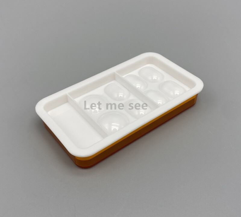 Dental Synthctic Acrylic Resin Teeth Shading Light Storage Box Color Toning case