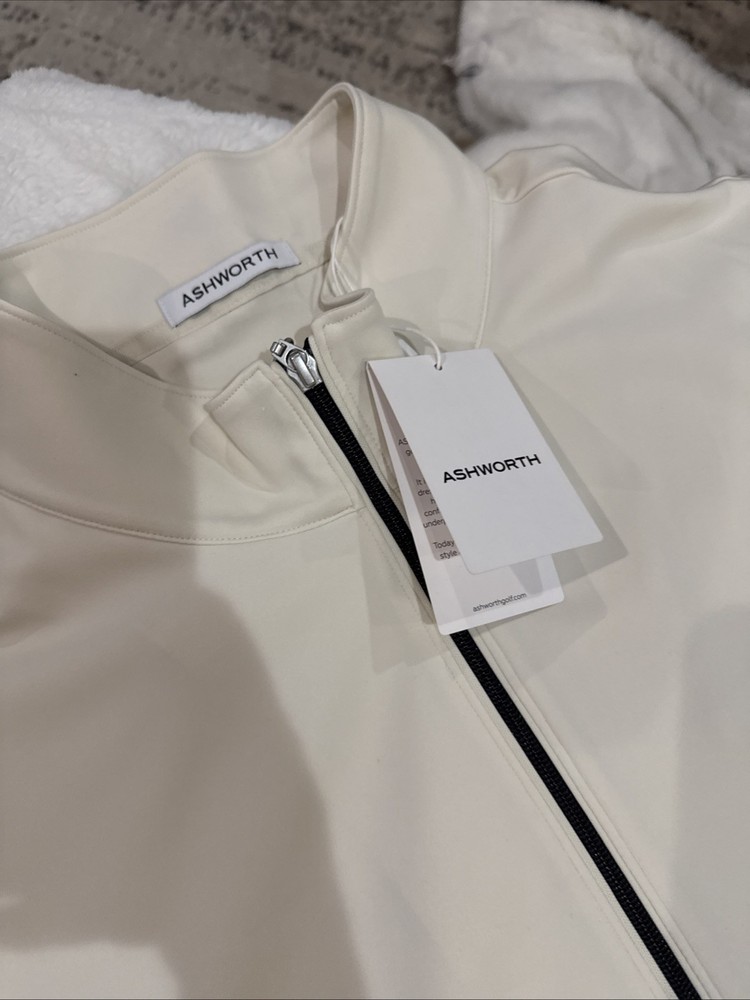ASHWORTH Tech Stretch Vest Color: Bone Size: XXL Authentic NWT